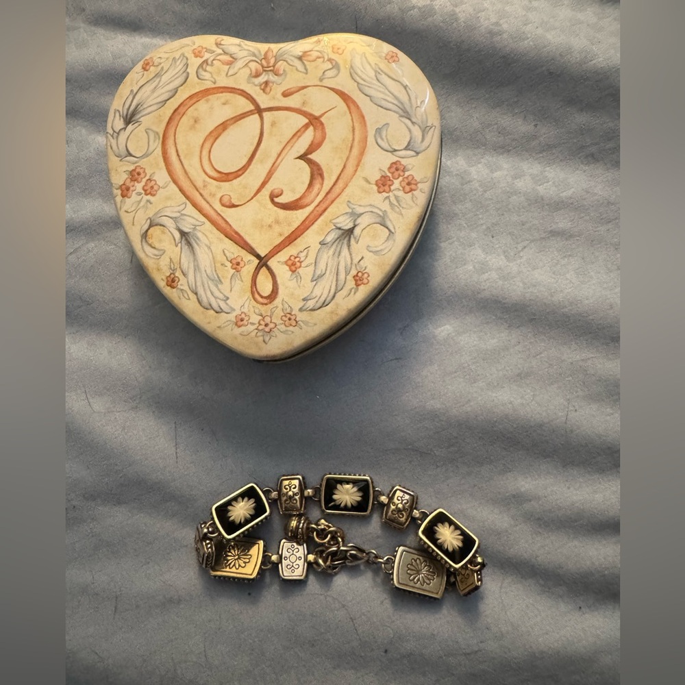 Brighton Enamel and Silver Bracelet